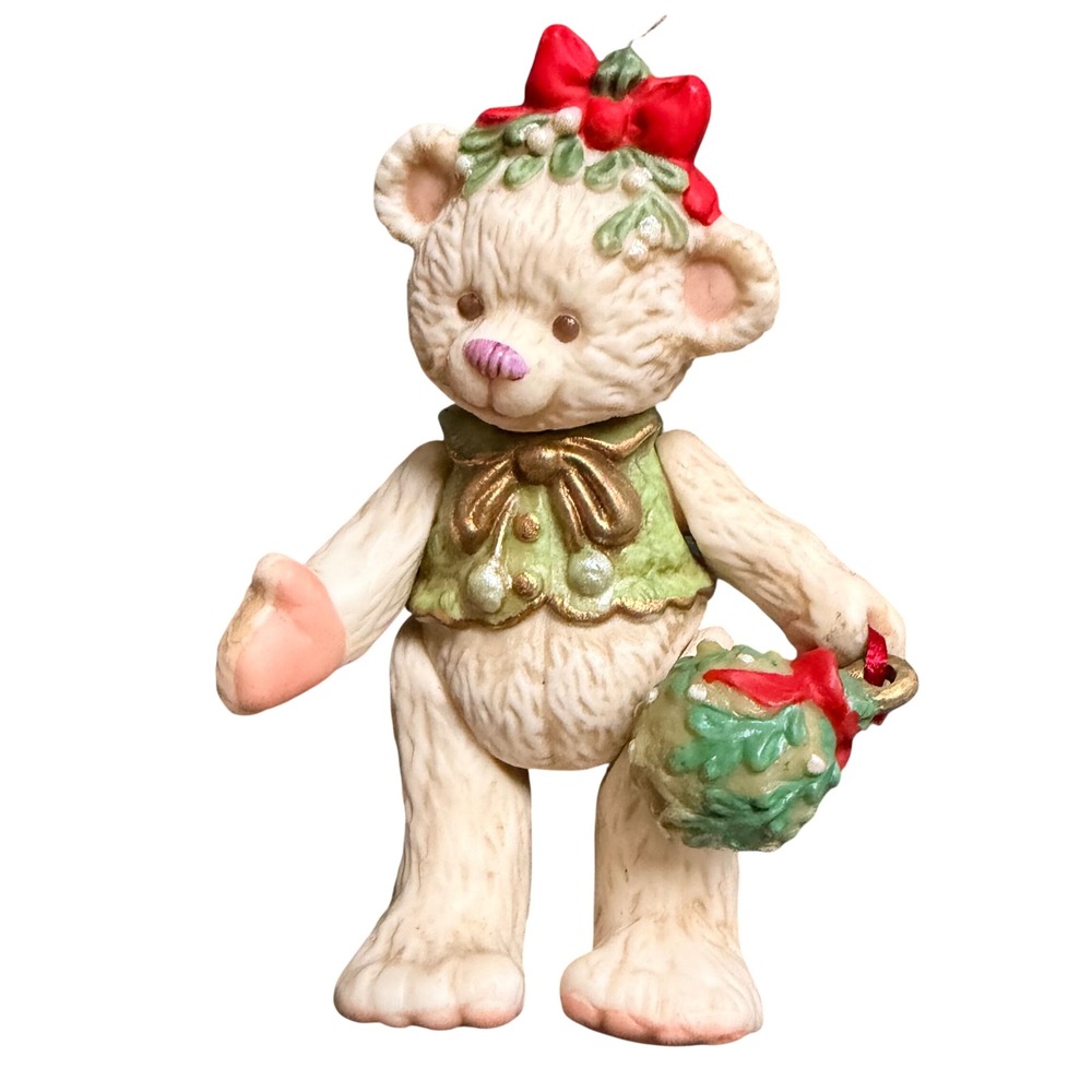Hallmark Keepsake Ornament 2000 Gift Bearers Teddy Bear Porcelain Sue Tague 2nd
